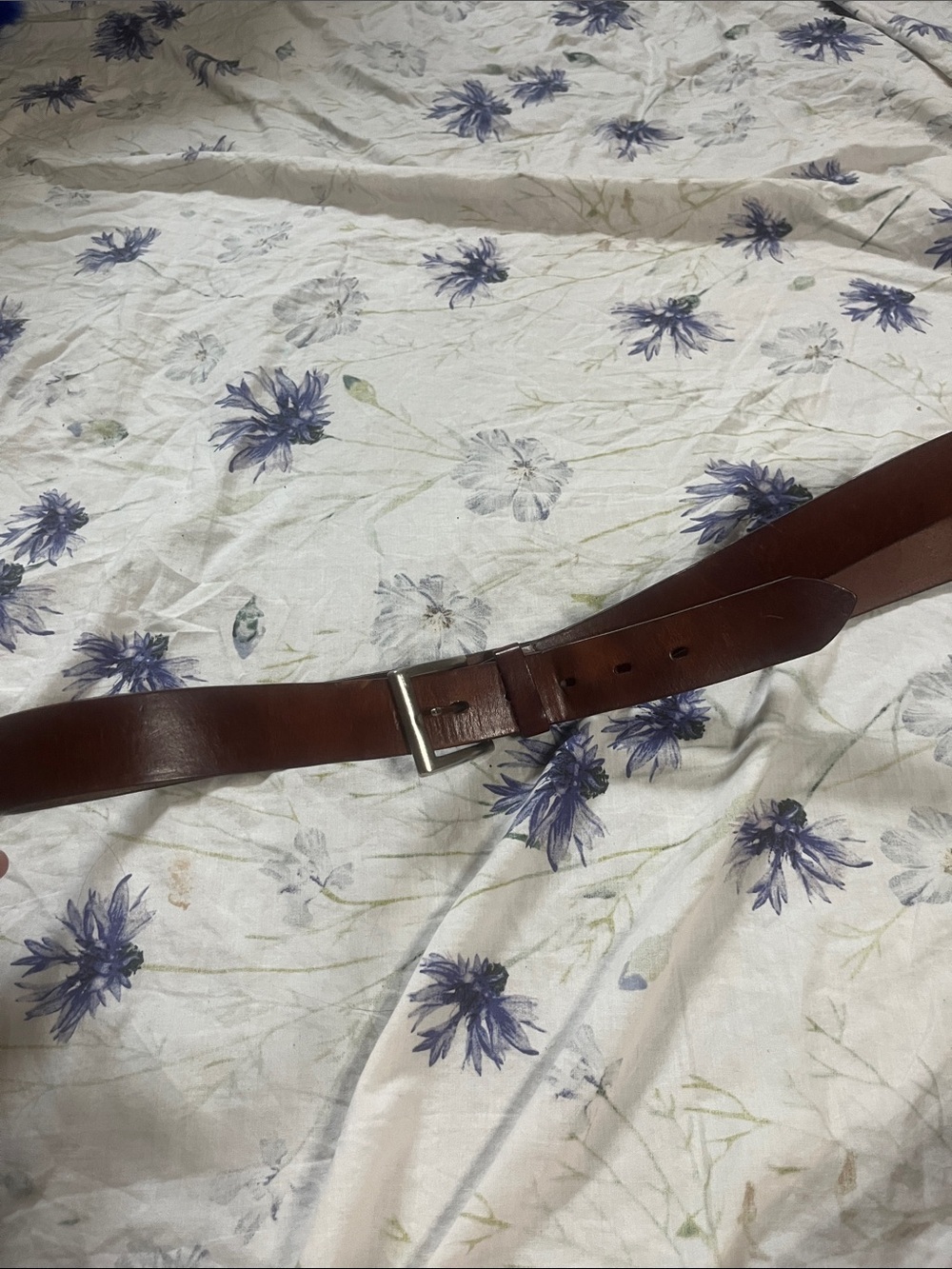 Vintage Genuine Leather Belt - Made in USA